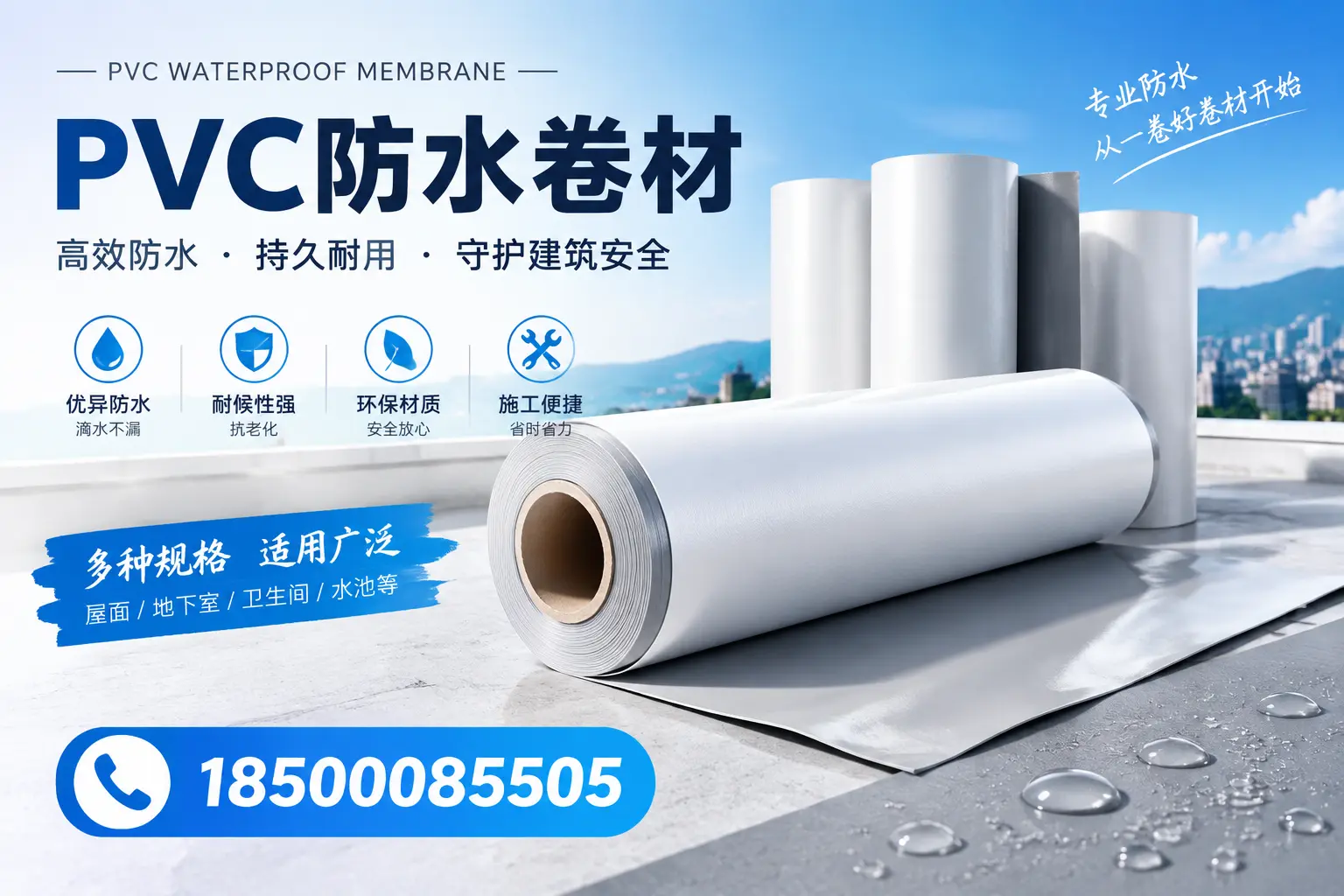如何选择适合的PVC防水卷材？专家为您解答临沂的需求